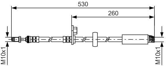 Brake Hose 1 987 481 395