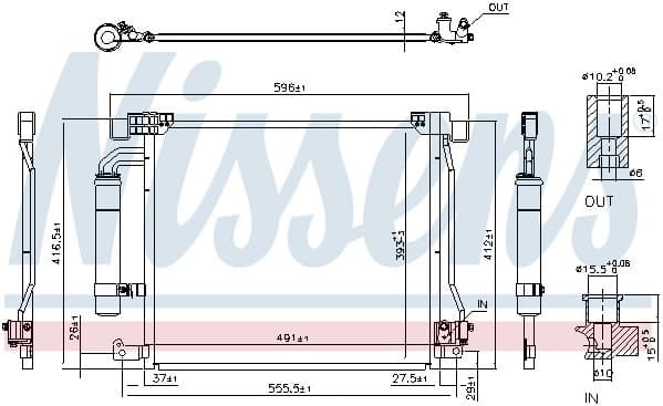 Condenser, air conditioning ** FIRST FIT ** 940555