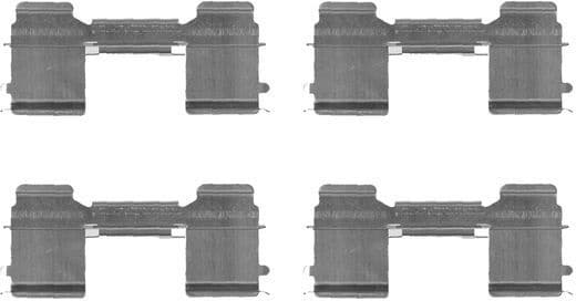Accessory Kit, disc brake pad 1 987 474 710