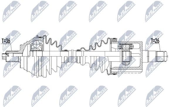 Drive Shaft NPW-VW-133 - image 4
