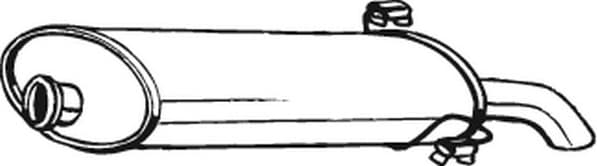 Rear Muffler 190-697