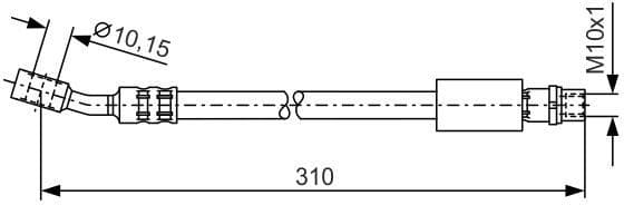 Brake Hose 1 987 476 202