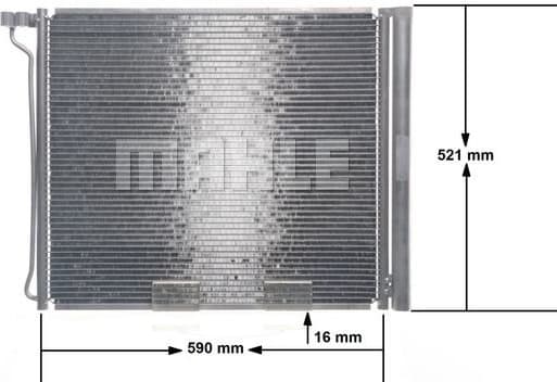 Condenser, air conditioning BEHR AC 269 000S - image 12