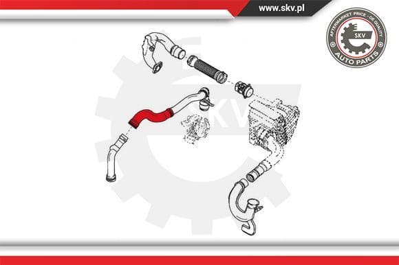 Charge Air Hose 24SKV892 - image 4