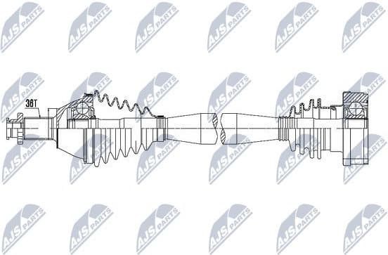 Drive Shaft NPW-VW-056 - image 4