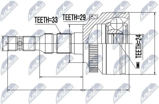 Joint Kit, drive shaft NPZ-PL-027