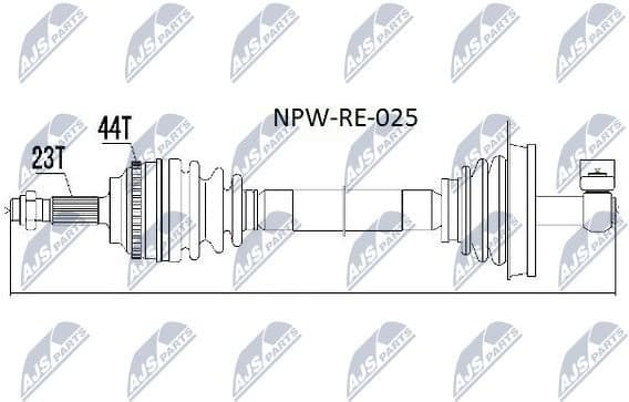 Drive Shaft NPW-RE-025 - image 4