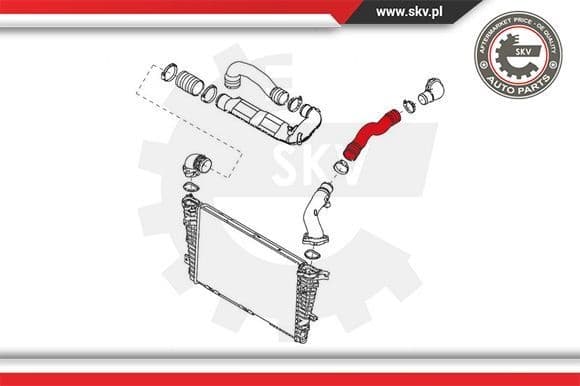 Charge Air Hose 24SKV961 - image 4