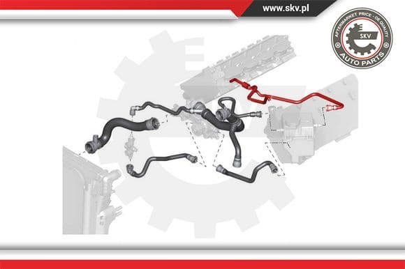 Radiator Hose 43SKV742 - image 4