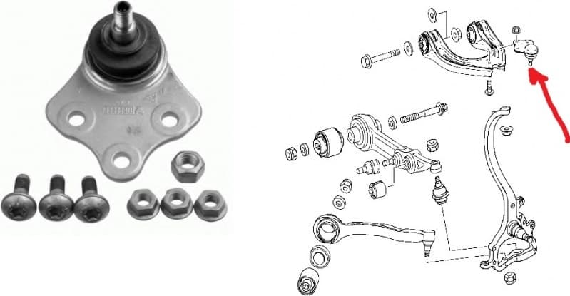 Joint, suspension ME-BJ-8111