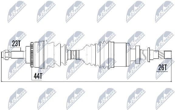 Drive Shaft NPW-RE-018 - image 5