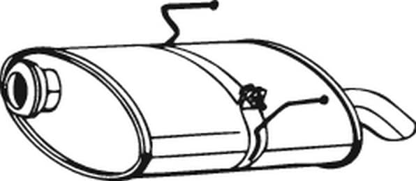 Rear Muffler 190-265