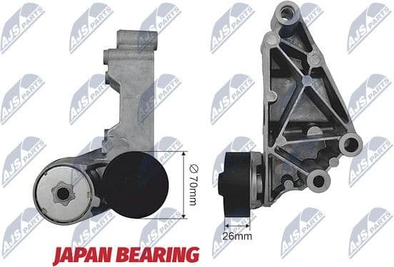 Tensioner Pulley, V-ribbed belt RNK-FR-033