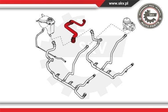 Radiator Hose 24SKV205 - image 2