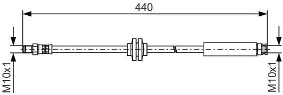 Brake Hose 1 987 481 484