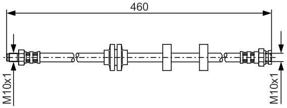 Brake Hose 1 987 476 972