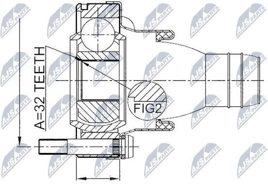 Propeller shaft joint NPW-BM-002 - image 3