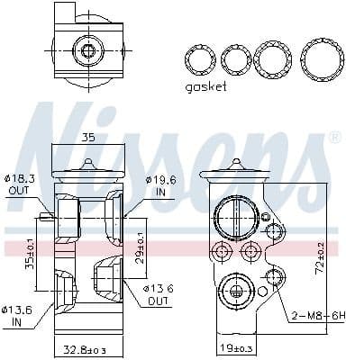 Expansion Valve, air conditioning ** FIRST FIT ** 999313 - image 6