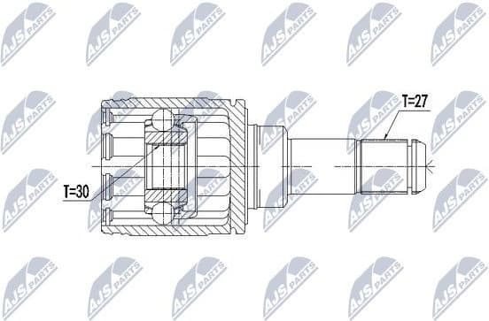 Joint Kit, drive shaft NPW-BM-066 - image 2