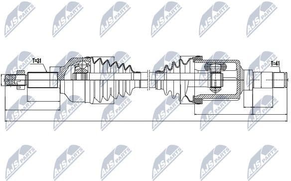 Drive shaft complete NPW-FR-073 - image 2