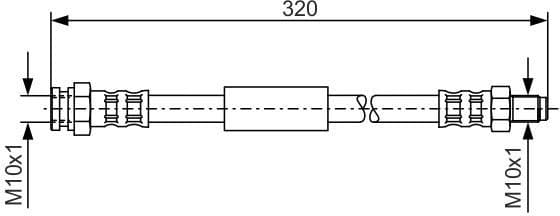 Brake Hose 1 987 481 048