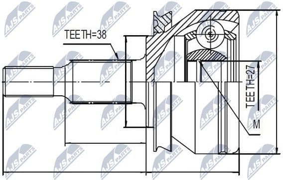 Joint Kit, drive shaft NPZ-VW-032