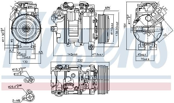 Compressor, air conditioning ** FIRST FIT ** 890628 - image 6