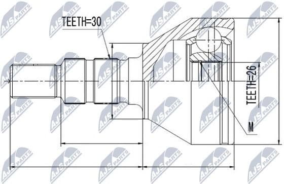 Joint Kit, drive shaft NPZ-PL-028