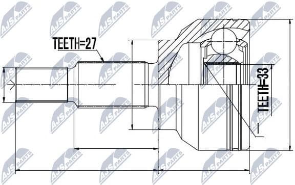 Joint Kit, drive shaft NPZ-RE-034