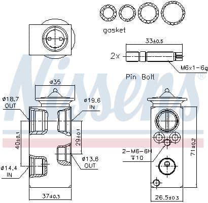 Expansion Valve, air conditioning ** FIRST FIT ** 999241 - image 6