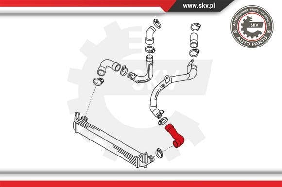 Charge Air Hose 24SKV188 - image 3