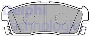 Brake Pad Set, disc brake LP2258