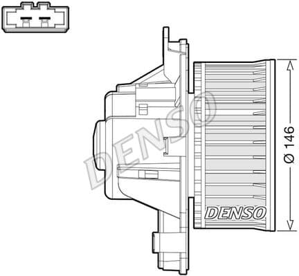 Interior Blower DEA21014