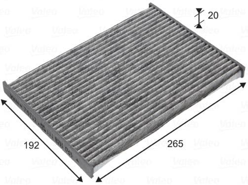 Filter, cabin air VALEO PROTECT 715732