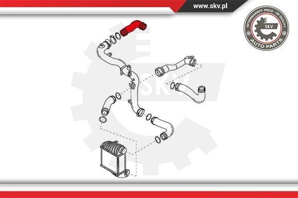 Charge Air Hose 24SKV043 - image 3