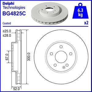 Brake Disc BG4825C
