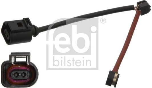 Warning Contact, brake pad wear 34496