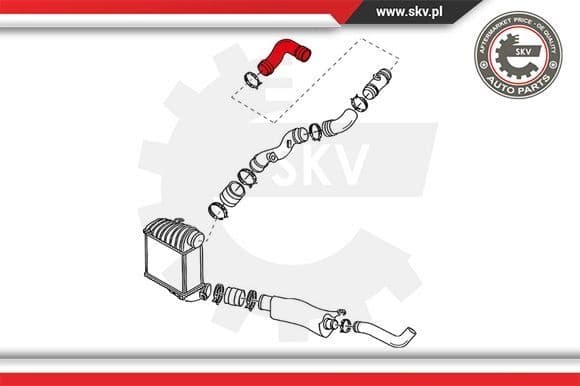 Charge Air Hose 24SKV165 - image 4