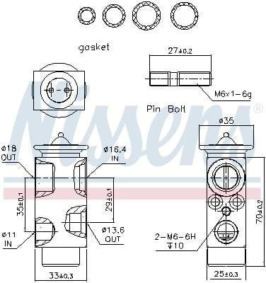 Expansion Valve, air conditioning ** FIRST FIT ** 999235 - image 6