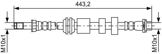 Brake Hose 1 987 481 740