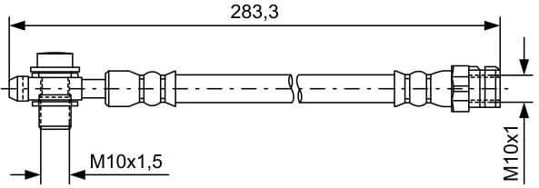 Brake Hose 1 987 481 736