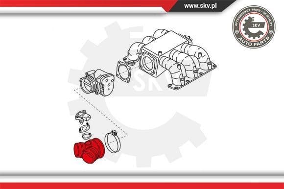 Intake Hose, air filter 24SKV481 - image 4