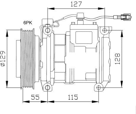 Compressor, air conditioning 32093 - image 3