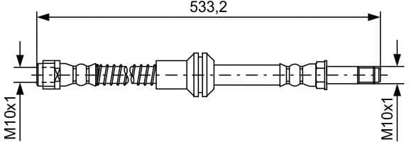 Brake Hose 1 987 481 609