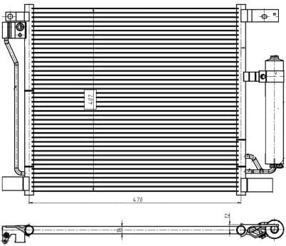 Condenser, air conditioning EASY FIT 350422 - image 5