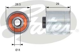 Deflection Pulley/Guide Pulley, timing belt PowerGrip™ T42148