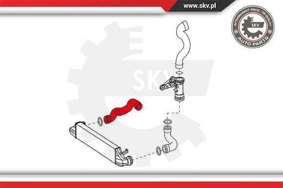 Charge Air Hose 24SKV623 - image 4