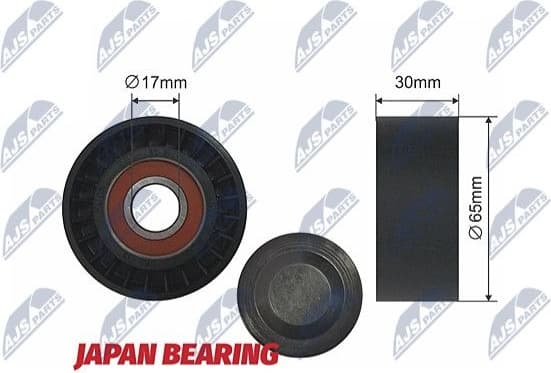 Tensioner Pulley, V-ribbed belt RNK-FR-020