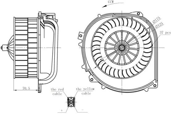 Interior Blower 34282