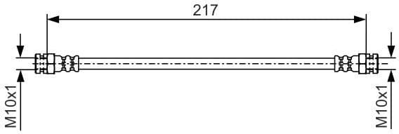 Brake Hose 1 987 481 556